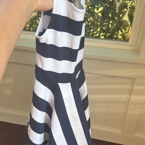 Polo by Ralph Lauren Kids Dress in Navy and White Stripes - Picture 4 of 4